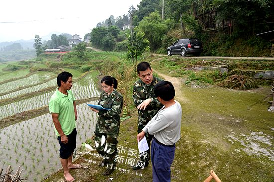 该站官兵分成两组先后走访了该村8个组的贫困学生家庭_副本.jpg