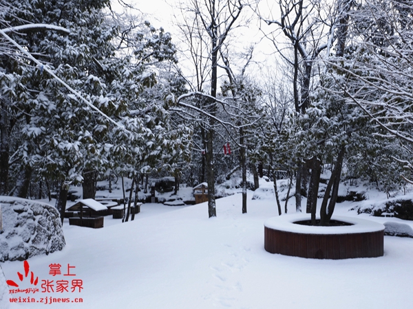 元宵节，张家界天门山迎瑞雪云海奇景，游人惊喜“正月十五雪打灯” 朱芳幸摄 (4).JPG