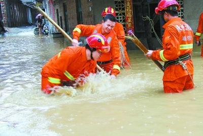 湘东南暴雨致26万人受灾 冷水滩、祁东县将现